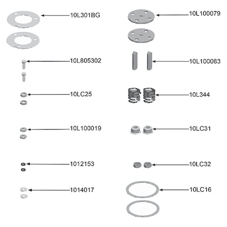 Marco Internal Parts Service Kit for 2-Hole Jr. 10L336A